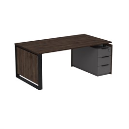 15СОУ.2010 Стол рабочий на опорной угловой тумбе (2060*1030*750) 15СОУ.2010