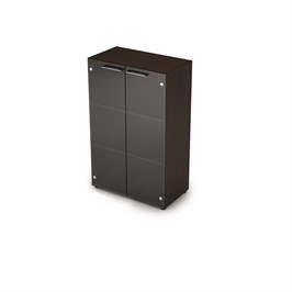 4Ш.017.3 Шкаф средний со стеклом (798*435*1277) 4Ш.017.3