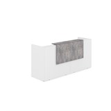1КР-ДС.001 Комплект Ресепшн с фартуком ЛДСП (2432*762*1161) (без подсветки) 1КР-ДС.001 - фото 261497