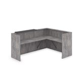 1КР-ДС.102 Комплект Ресепшн с фартуком ЛДСП (2344*1777*1161) (без подсветки) 1КР-ДС.102 - фото 261644