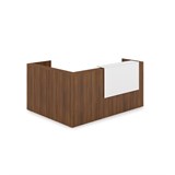 1КР-ДС.102 Комплект Ресепшн с фартуком ЛДСП (2344*1777*1161) (без подсветки) 1КР-ДС.102 - фото 261657