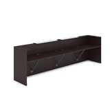 1КР-КЛ.202 Комплект Ресепшн с фартуком HPL (3854*749*1149) (без подсветки) 1КР-КЛ.202 - фото 262087