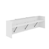 1КР-КЛ.202 Комплект Ресепшн с фартуком HPL (3854*749*1149) (без подсветки) 1КР-КЛ.202 - фото 262093