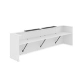 1КР-КЛ.202 Комплект Ресепшн с фартуком HPL (3854*749*1149) (без подсветки) 1КР-КЛ.202 - фото 262095