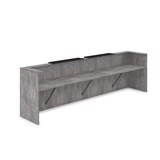 1КР-КЛ.202 Комплект Ресепшн с фартуком HPL (3854*749*1149) (без подсветки) 1КР-КЛ.202 - фото 262115