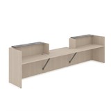 1КРС-ДС.009 Комплект Ресепшн с фартуком ЛДСП (4232*901*1161) (без подсветки) 1КРС-ДС.009 - фото 262251