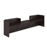 1КРС-ДС.009 Комплект Ресепшн с фартуком ЛДСП (4232*901*1161) (без подсветки) 1КРС-ДС.009 - фото 262265