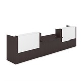 1КРС-ДС.009 Комплект Ресепшн с фартуком ЛДСП (4232*901*1161) (без подсветки) 1КРС-ДС.009 - фото 262266