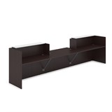 1КРС-ДС.009 Комплект Ресепшн с фартуком ЛДСП (4232*901*1161) (без подсветки) 1КРС-ДС.009 - фото 262267