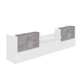 1КРС-ДС.009 Комплект Ресепшн с фартуком ЛДСП (4232*901*1161) (без подсветки) 1КРС-ДС.009 - фото 262268