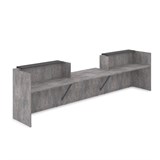 1КРС-ДС.009 Комплект Ресепшн с фартуком ЛДСП (4232*901*1161) (без подсветки) 1КРС-ДС.009 - фото 262273