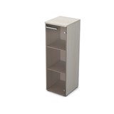 9П.017.3 Пенал средний со стеклом (400*450*1245) 9П.017.3 - фото 267820