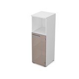 9П.017.4 Пенал средний со стеклом и нишей (400*450*1245) 9П.017.4 - фото 267825