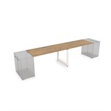 СДТЛ-О.994 Стол системы БЕНЧ,линейный на 2 рабочих места, приставной (3200*900*750) СДТЛ-О.994 - фото 270017