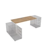 СЛТ.979 Стол рабочий прямолинейный, крепление к тумбам (1400*700*750) СЛТ.979 - фото 270983