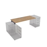 СЛТ.984 Стол рабочий прямолинейный, крепление к тумбам (1600*800*750) СЛТ.984 - фото 270996