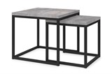 21SETLOGIC.001 Комплект журнальных столов SET LOGIC (900*900*450) 21SETLOGIC.001 - фото 273539
