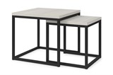 21SETLOGIC.001 Комплект журнальных столов SET LOGIC (900*900*450) 21SETLOGIC.001 - фото 273540